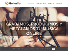 Tablet Screenshot of guitarrec.com